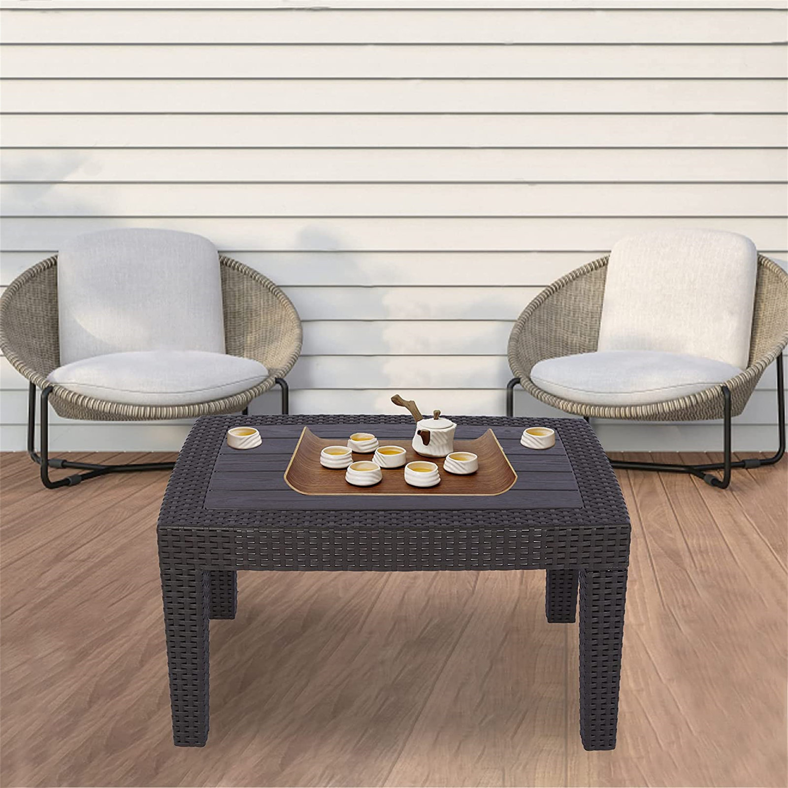 Ebern Designs Korentin Outdoor Coffee Table